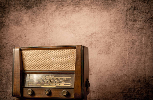 istock retro radio and old wallpaper the background 514468962