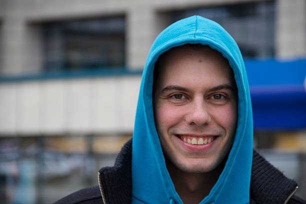istock Young Man With A Blue Hood 02 514469864