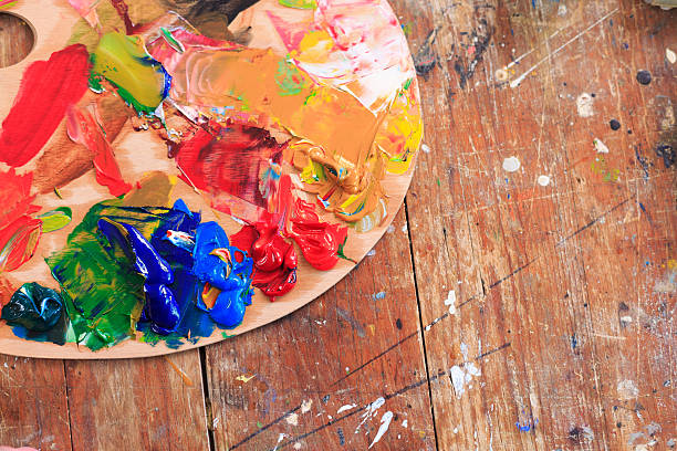 istock Close up of painter's palette 514470174