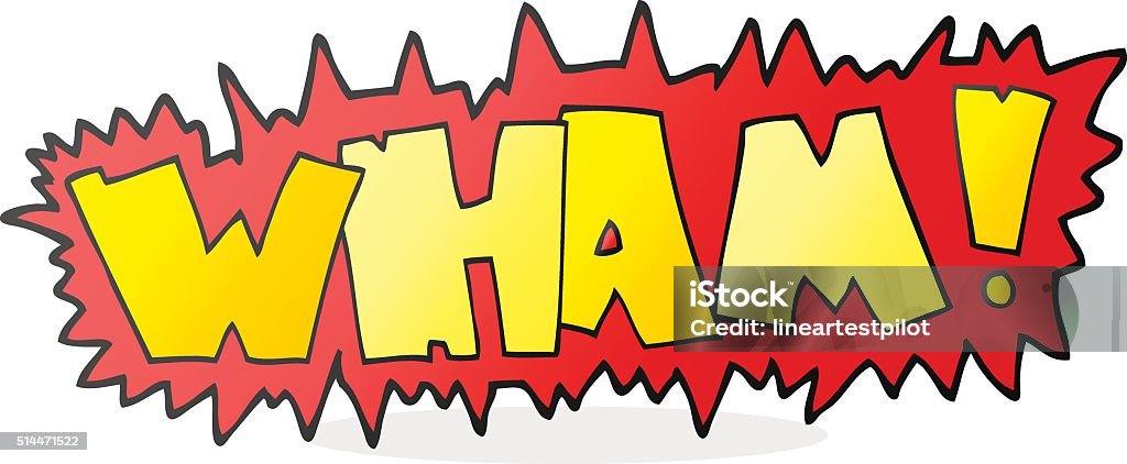 Waam Cartoon Cartoon Wham Symbol Stock Illustration - Download Image Now - Bizarre ...