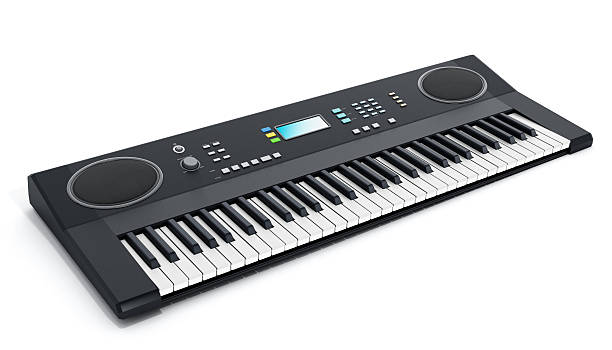 musical-tastatur - synthesizer stock-fotos und bilder