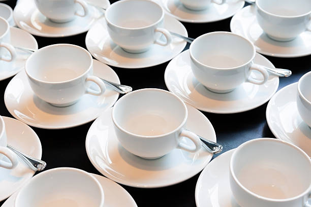 istock Preparing new sets of coffee cup for conference breaking time. 514474200