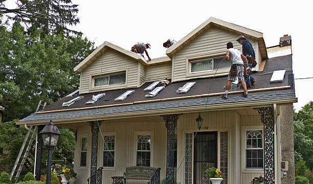 Home roofing. stock photo