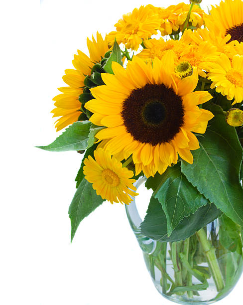 istock marigold and sunflowers bouquet 514480611