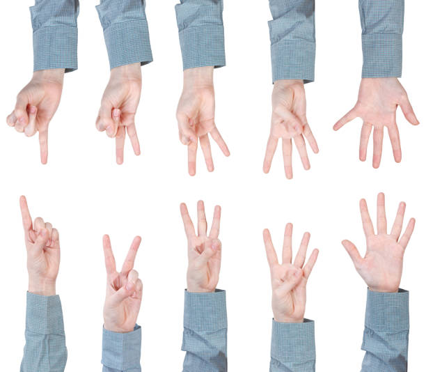 istock set of scoring female hands - gesture 514481621