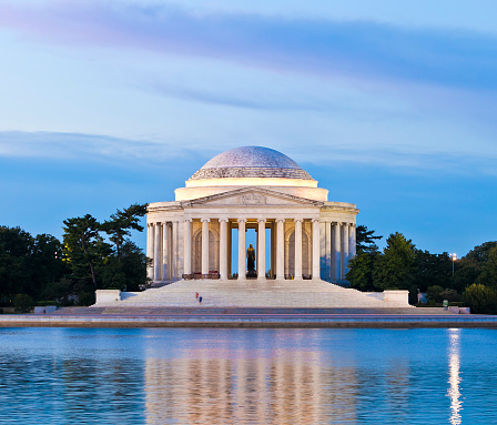 The Jefferson Memorial in Washington DC, USA.