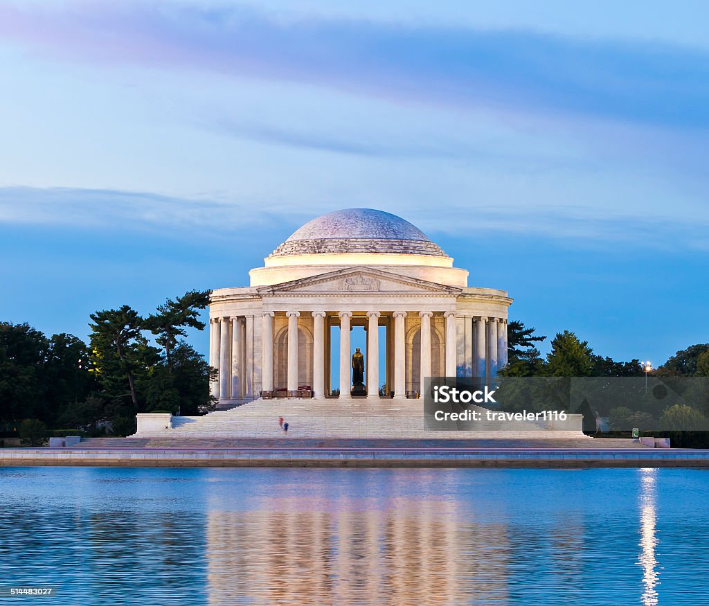 The Jefferson Memorial The Jefferson Memorial in Washington DC, USA. Jefferson Memorial Stock Photo