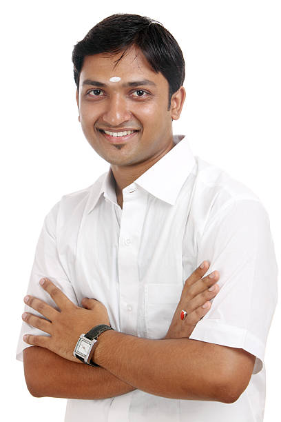 istock Hand crossed smiling traditional Indian 514499748