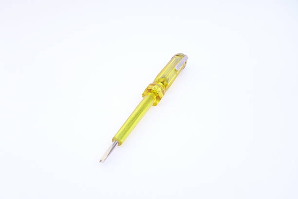istock yellow color screwdriver on white background 514500544