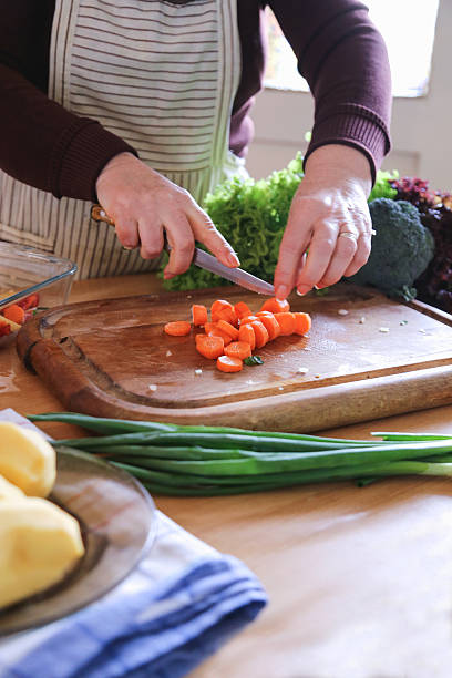 istock Woman Chopping food ingredients 514503838