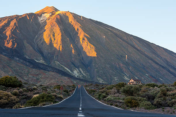 istock Straight road to Teide volcano 514506204