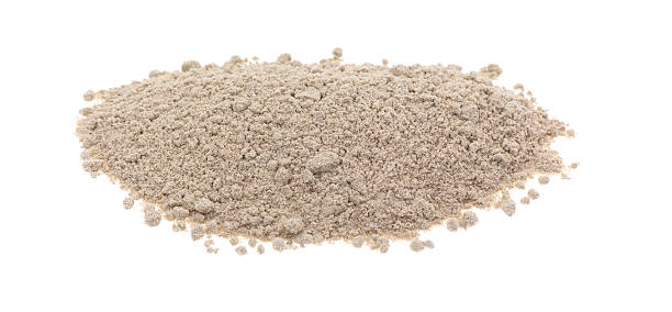 istock Brown gravy dry mix on white background 514508104