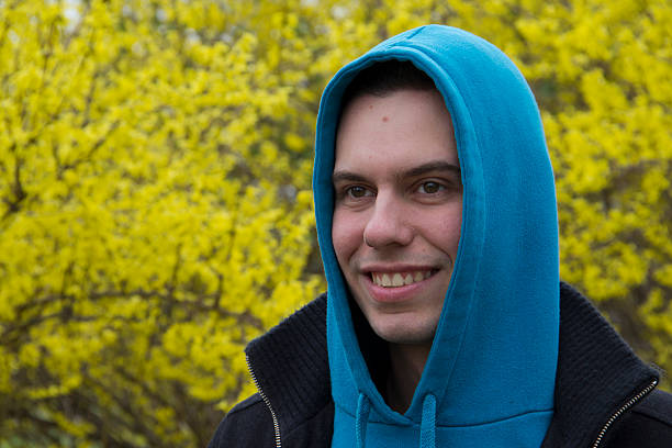 istock Young Man With A Blue Hood 20 514508106