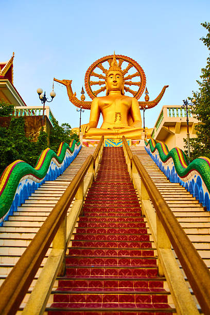 istock Religion, Thailand. Wat Phra Yai, Big Buddha Temple At Samui. 514512988