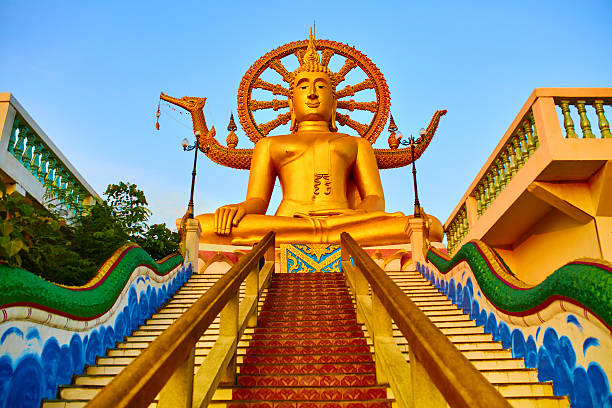 istock Religion, Thailand. Wat Phra Yai, Big Buddha Temple At Samui. 514513714