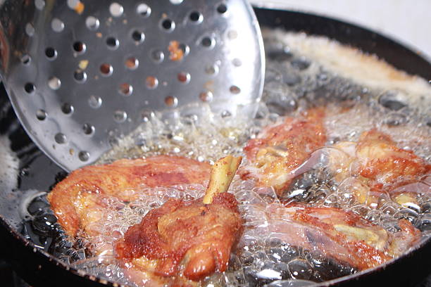 Deep Frying Chicken