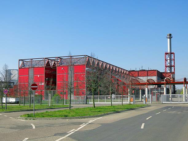 Industrial building stock photo