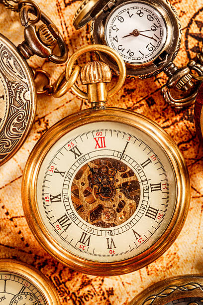 istock Vintage pocket watch 514515817