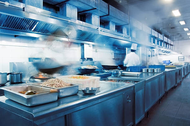 istock Motion chefs of a restaurant kitchen 514516592