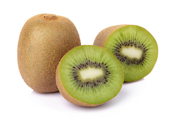 istock Sliced kiwi fruit isolated on white background 514518737