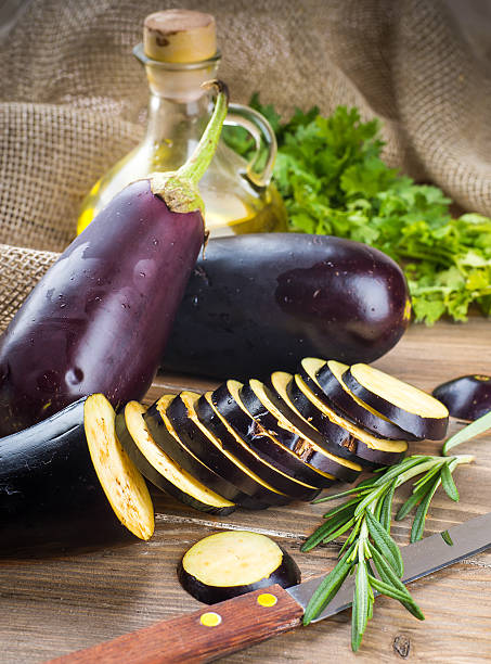 istock Eggplant and olive oil 514518915