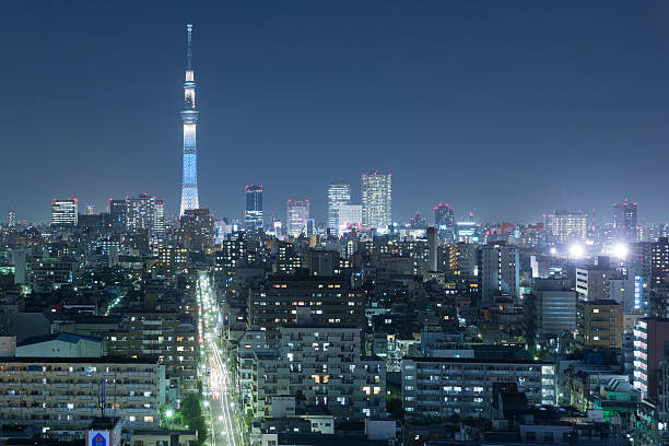 istock Tokyo Skyline at night in Japan 514519401