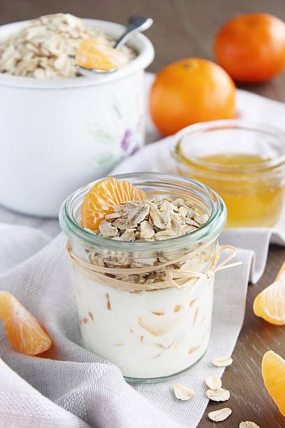 istock Granola with yogurt,mandarin and honey. 514519757