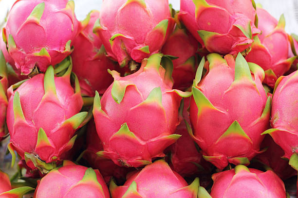 istock Dragon fruit in the market 514533157