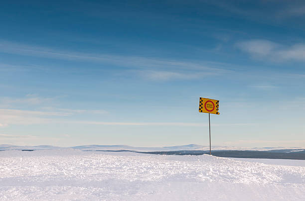 vom ski slope im kvitfjell olympisches ski resort - winter olympic games stock-fotos und bilder