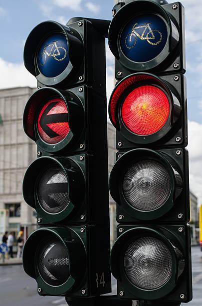 Berlin Mitte Traffic lights in Berlin Mitte. In the background the TV tower at Alexanderplatz. ampelmännchen photos stock pictures, royalty-free photos & images