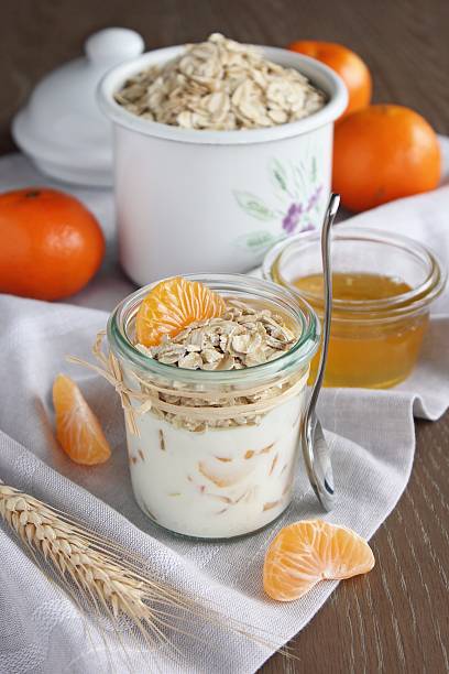 istock Granola with yogurt,mandarin and honey. 514536383