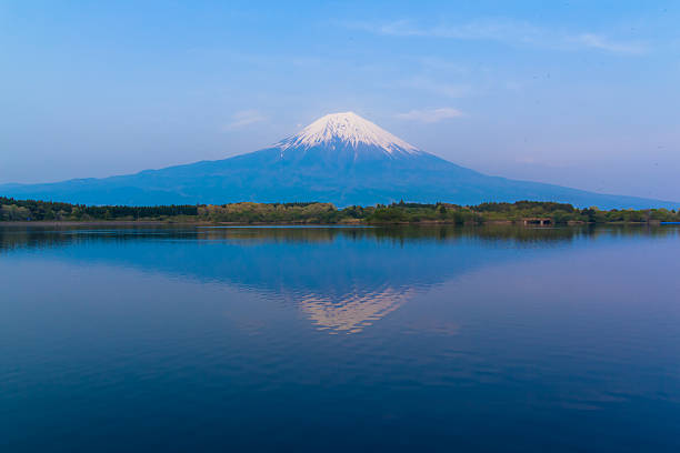 istock Inverted Mount Fuji reflected in Lake Tanukiko 514536597