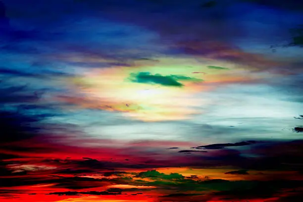 Photo of Abstract sky texture and clouds background