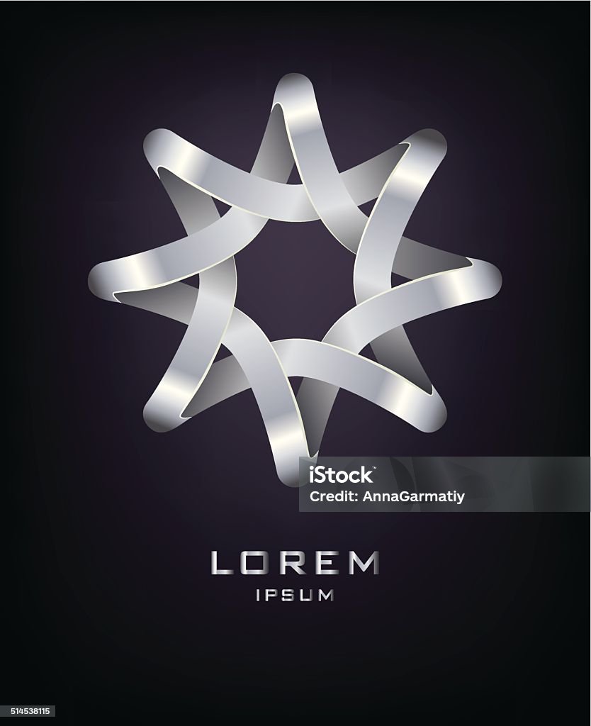 Eight Star Design Eightpointed Star Logo Design Template Stock Illustration - Download ...