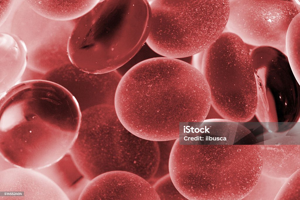 Blood cells Abstract macro of red gems that looks like blood cells Biological Cell Stock Photo