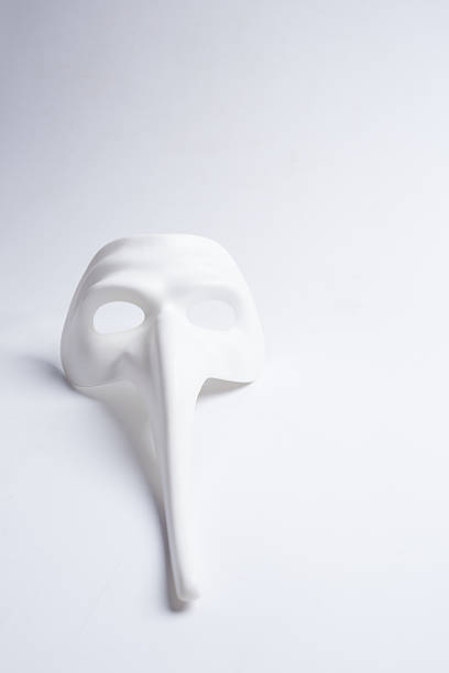 istock white venetian mask on a white background 514555008
