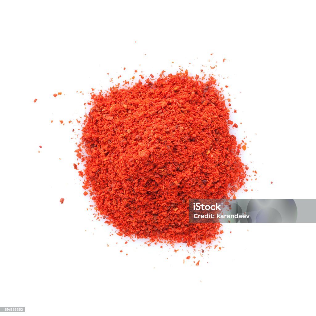 Red paprika Red paprika. Isolated on white background Paprika Stock Photo