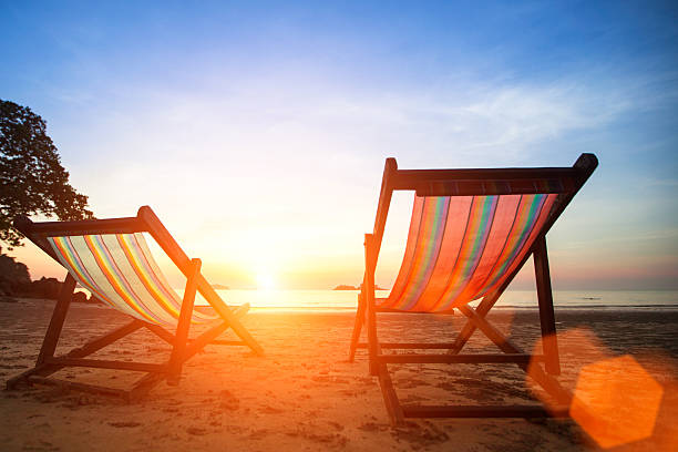istock Loungers on the beach deserted oceanside 514557673