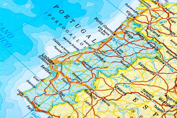 istock Map of Braga, Portugal 514558514