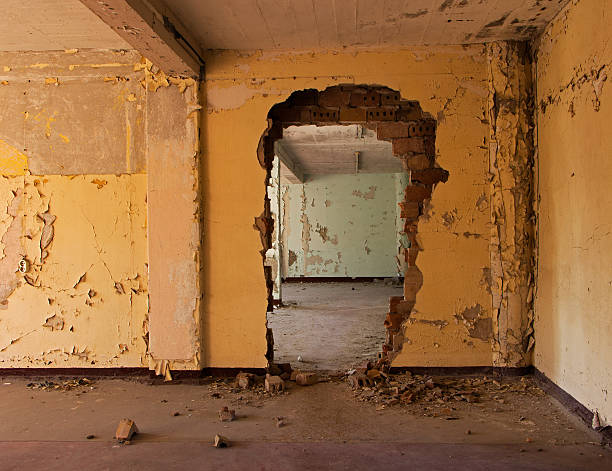 istock Old abandoned room of a building 514559743