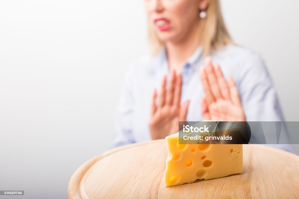 Cheese allergies Cheese Stock Photo