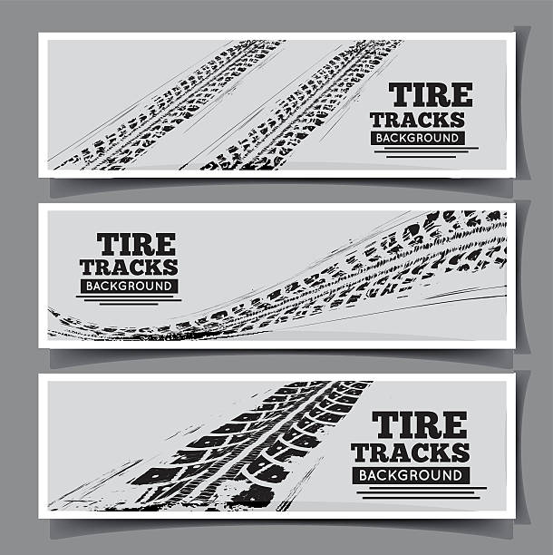 タイヤトラック背景 - tire pattern rubber sports race点のイラスト素材／クリップアート素材／マンガ素材／アイコン素材