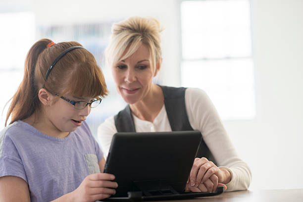 istock Trying to Read with New Glasses 514560452