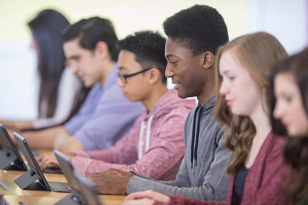 istock A multi-ethnic group of high school age students are 514560768
