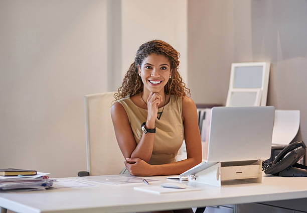 istock She always gets the job done with a smile 514561218