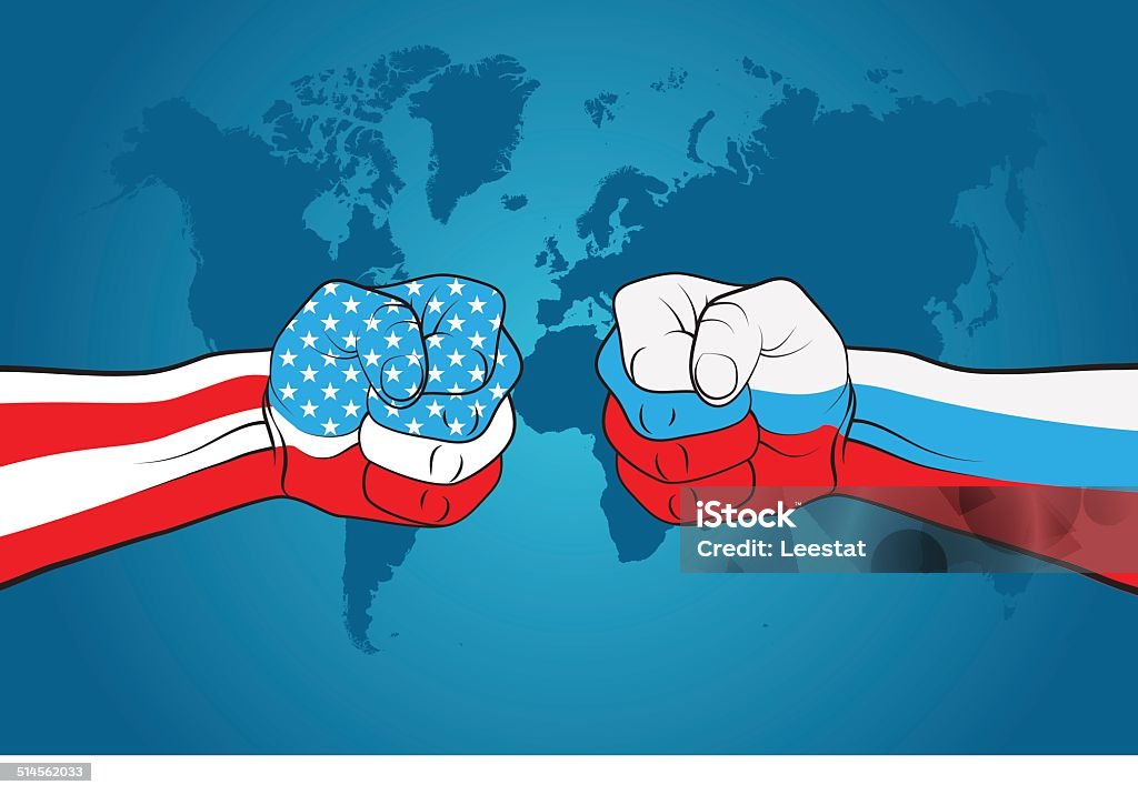American Vs. Russian Conference Table Us Versus Russia Stock Illustration - Download Image Now - Arguing ...