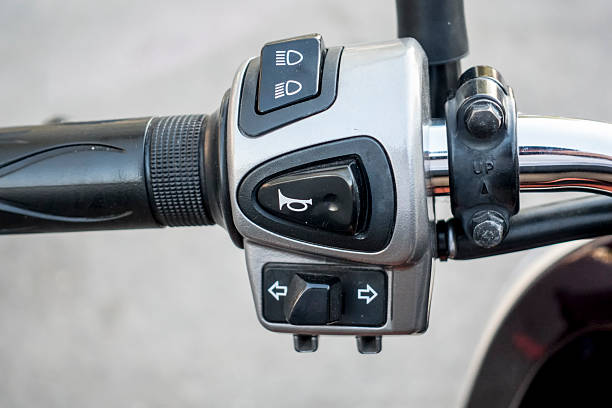 istock Switches for signals on a motorcycle 514562372