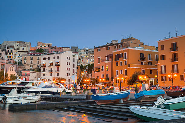 istock Old port with moored motorboats and yachts 514562974