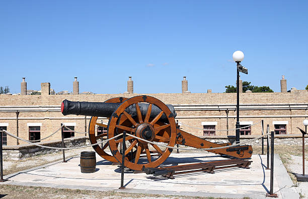 istock old cannon Corfu town fort 514563088