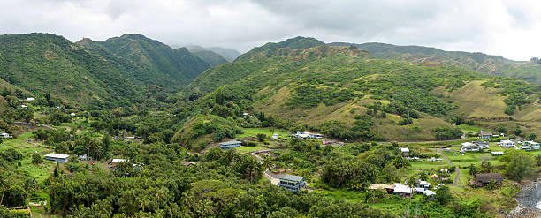 erigeron aldeia - hawaii islands tropical climate mountain residential structure imagens e fotografias de stock